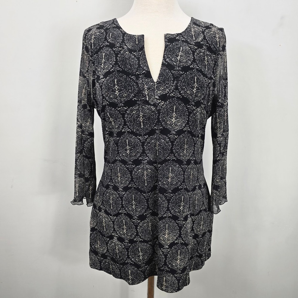 Vintage INC International Concepts Top XL Bell Sleeve Whimsigoth Boho Witchy